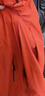 迪卡侬（DECATHLON）硬壳冲锋衣男女春秋登山防风防水单层夹克风衣运动外套MH500 男-丹霞橙 加内胆选大一码 M 实拍图