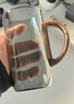 泥也泡茶杯玻璃水杯耐热高硼硅喝茶杯透明木把防烫手家用绿茶杯 实拍图