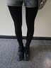 厚木冬季加绒加厚加绒保暖连裤袜打底袜子女打底裤过膝袜丝袜黑丝 320D厚绒黑色 建议0-15度穿着 1双 M -L(臀围85-98身高 150-165) 实拍图
