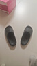 京东京造【泡泡云】踩屎感厚底轻盈防滑外穿拖鞋新款拖鞋男士 黑色40-41 实拍图