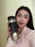 格米（germ）纯钛保温杯男女士高档养生水杯茶水分离泡茶杯送礼杯子450ML墨金 实拍图