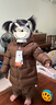 保姆鹅  【风墙】儿童羽绒服宝宝中长款护脸加厚外套保暖童装[NG2664] 可可 100 实拍图