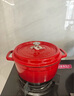 卡罗特珐琅锅铸铁锅家用送礼乔迁礼物炖锅炖盅砂锅汤锅不粘锅煮锅 26cm 实拍图