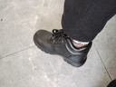 雷安盾高帮劳保鞋男士钢包头防砸防刺穿工作工地靴安全加绒保暖工作棉鞋 四季款橡胶底《标准尺码》 41 实拍图