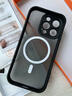 魔杰乐 适用苹果17promax手机壳磁吸充电iPhone16promax手机保护套沙漠色全包防摔软胶肤感磨砂简约轻奢 磁吸黑色【莱卡系列-金属镜头圈】 iPhone16Pro 实拍图