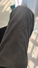 森马（Semir）休闲裤女冬纯棉灯芯绒半松紧腰打褶宽松阔腿裤工装裤101724127004 实拍图