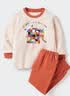 优衣库婴幼儿幼儿绘本合作系列睡衣/长袖宝宝起居服套装478470 14 玛瑙红色 110 实拍图