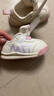 牧童学步鞋春秋季童鞋男童机能软底婴儿面包鞋革面女宝宝鞋 樱花粉17 实拍图