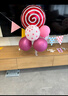 多美忆生日场景布置女孩生日气球儿童道具氛围装饰快乐桌飘装扮粉色套餐 实拍图