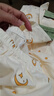 猫人【10A抗菌纯棉防螨】睡衣女士秋性感星月印花可外穿家居服奶白L 实拍图