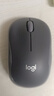 罗技（Logitech）M185鼠标 无线鼠标 办公鼠标 对称鼠标 黑色灰边 带无线2.4G接收器 实拍图