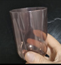 京东物流 光泽牙刷洗漱杯时尚透明漱口杯塑料杯情侣牙刷杯漱口杯 漱口杯-蓝色7cm*10cm 2个装 实拍图