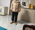 鸭鸭（YAYA）中年妈妈冬装洋气高贵羽绒服女短款2025新款中老年气质外套QC 实拍图