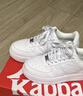 卡帕（Kappa）女鞋冬季2025新款增高小白鞋子女百搭休闲运动板鞋女 鹭羽白 36 实拍图