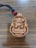 金水堂桃木护身符正品普贤菩萨本命佛吊坠真桃木2026马年本命年男女挂饰 生肖马-大势至菩萨-棕绳款 实拍图