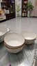 陶瓷碗家用喜庆乔迁新居碗碟餐具套装岁月静好饭碗 岁月静好3碗 实拍图