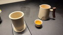 京东京造 旅行茶具套装 便携茶具快客杯户外茶杯整套米黄舟山 一壶四杯 实拍图