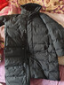 京东京造羽绒服男鸭绒加厚防寒工装面包服中长款冬外套衣服 黑色 L 实拍图