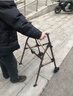 医仑特助行器老人助力行走器铝合金折叠医用带轮老人骨折残疾人辅助器 实拍图