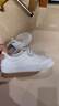 回力（Warrior）儿童小白鞋魔术贴男女童鞋休闲运动鞋 TH17-007 白色 26码  实拍图