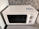 海尔（Haier）快捷微波炉家用小型 360°转盘加热 旋钮操控 易洁内胆 白色HW-M20J1W 实拍图