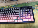 狼蛛（AULA）S99无线蓝牙有线三模键盘机械手感 游戏电竞专用RGB背光拼色静音键盘鼠标套装mac电脑键盘 S99Pro魅夜黑莓【多功能显示屏】三模RGB 实拍图