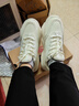 安踏喵喵鞋丨关晓彤同款老爹鞋女鞋秋冬季皮面厚底增高运动休闲小白鞋 实拍图