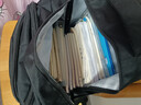 361°书包男高中初中大学生大容量双肩包减负护脊背包新款轻便防泼水 黑色 实拍图