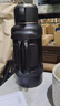 琪虎316不锈钢保温杯大容量户外便携车载旅行壶家用保温壶夏天保冰壶 黑色（双内盖+壶套）3L6斤水 实拍图