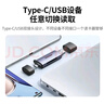 绿联USB/Type-C高速读卡器 SD/TF多功能 适用电脑/平板/手机/苹果17/16 支持相机ccd监控内存卡 实拍图