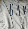 GAP男女装2025秋季新款logo印花抓绒宽松运动连帽衫卫衣786920 灰色 L (175/96A)亚洲尺码【偏大,建议拍小一码】 实拍图