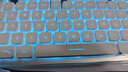 狼途L1静音键盘有线/无线键盘高颜值键盘104键机械手感薄膜键盘电竞游戏男女生办公键盘电脑笔记本键盘 【有线·低音】白冰蓝光+G1电竞鼠标 实拍图