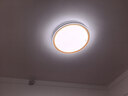 欧普照明（OPPLE）吸顶灯卧室灯奶油风简约全光谱护眼智控调光LED照明品见4 包安装 实拍图