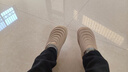 洁丽雅防水棉拖鞋男士秋冬季外穿防滑防臭居家室内加绒保暖全包跟棉鞋女 云褐色 【防水保暖  一鞋两穿】 42-43 【标准码】 实拍图