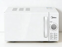 美的（Midea）快捷家用微波炉家用小型迷你360°转盘加热 旋钮操控易洁内胆时间调节20升（PM2000） 实拍图