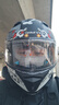 摩多狼（MOTOWOLF）摩托车头盔防雾贴高清透明镜片贴全盔贴头盔膜通用型 实拍图