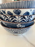 美浓烧（Mino Yaki） 【日本原装进口】餐具陶瓷碗日式家用米饭碗餐具套装 5.5英寸蓝绘饭碗5件套【礼盒装】 实拍图