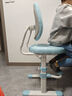 益威（EIEV）儿童学习椅可升降学生椅子儿童写字椅儿童小学生座椅电脑椅可调节 升降脚踏+9cm追背+手摇加高款-蓝 实拍图