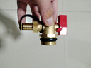 沃华斯顿地暖分水器排水排污放水阀地热暖气片排气阀门放气阀大流量黄铜1寸 实拍图