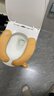 Creative art马桶垫加厚粘贴式家用秋冬季坐便器可水洗保暖记忆棉魔术贴通用 实拍图
