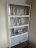 江纬书柜储物柜一体靠墙轻奢书架收纳柜立式手办柜展示柜钢制客厅置物 【加厚碳钢】白6层长80高184cm 实拍图