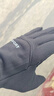 北极绒手套男冬季骑行保暖防寒触屏开车骑车外卖摩托车防风冬天滑雪女棉 加绒防风 运动款 黑色 实拍图
