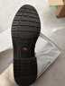 红蜻蜓男鞋秋冬男士爸爸一脚蹬软面皮商务休闲皮鞋男WTA42860 黑色42 实拍图
