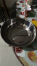 【不锈钢】和面盆厨房烘焙家用火锅盆洗菜打蛋汤锅盆醒面盆料理盆 32cm【热卖款】不锈钢 和面盆 实拍图