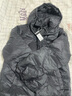 网易严选25新品90鸭绒超蓬羽绒服休闲面包服石墨烯保暖轻量抗菌防泼水 25秋冬连帽-静谧黑 XL 实拍图