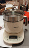 小熊（Bear）不锈钢电煮锅 电蒸锅  宿舍多功能锅小电锅 0涂层蒸煮一体可预约 小型1-2人用分体式 C12N7 配蒸笼 实拍图