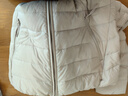 坦博尔轻薄羽绒服女秋季城市轻户外百搭修身短款连帽外套TBF310218D 珍珠月米 M (165) 实拍图