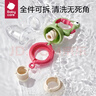 babycare婴儿果蔬食物咬咬袋硅胶宝宝吃水果辅食器安抚牙胶4月+ 德科绿 实拍图