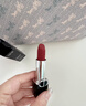 迪奥DIOR烈艳蓝金口红丝绒720哑光唇膏生日礼物 圣诞礼物送女生 实拍图