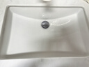科勒（KOHLER）台盆方形台下盆面盆拉蒂纳浴室卫生间洗手盆陶瓷21寸洗脸盆2215T 实拍图